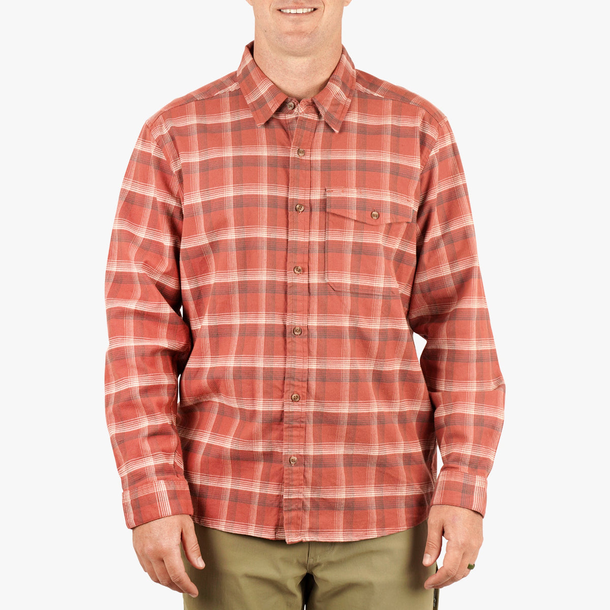 Redwood Burl Lager LS Flannel Shirt / AFTCO Everyday
