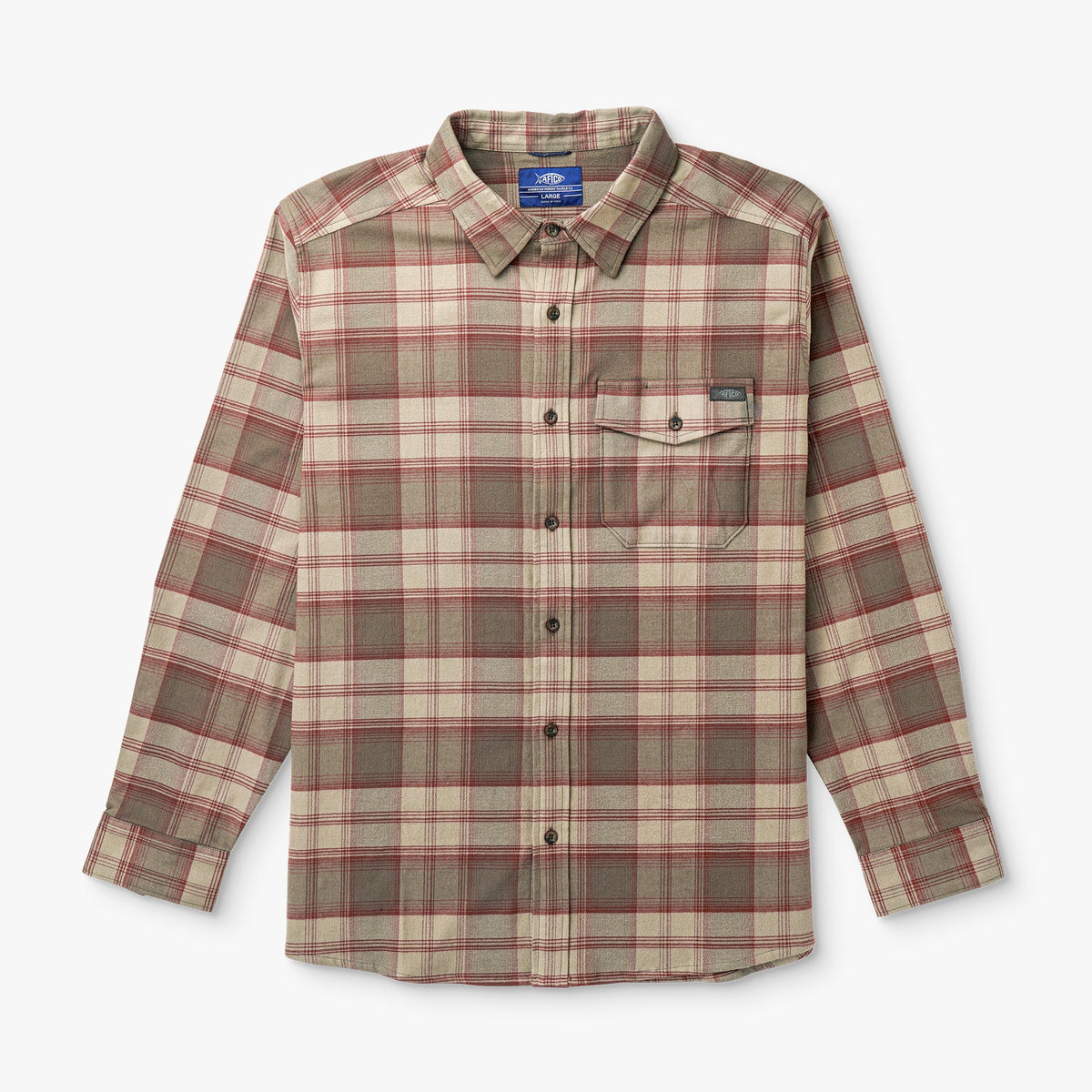 Redwood Burl Lager LS Flannel Shirt / AFTCO Everyday