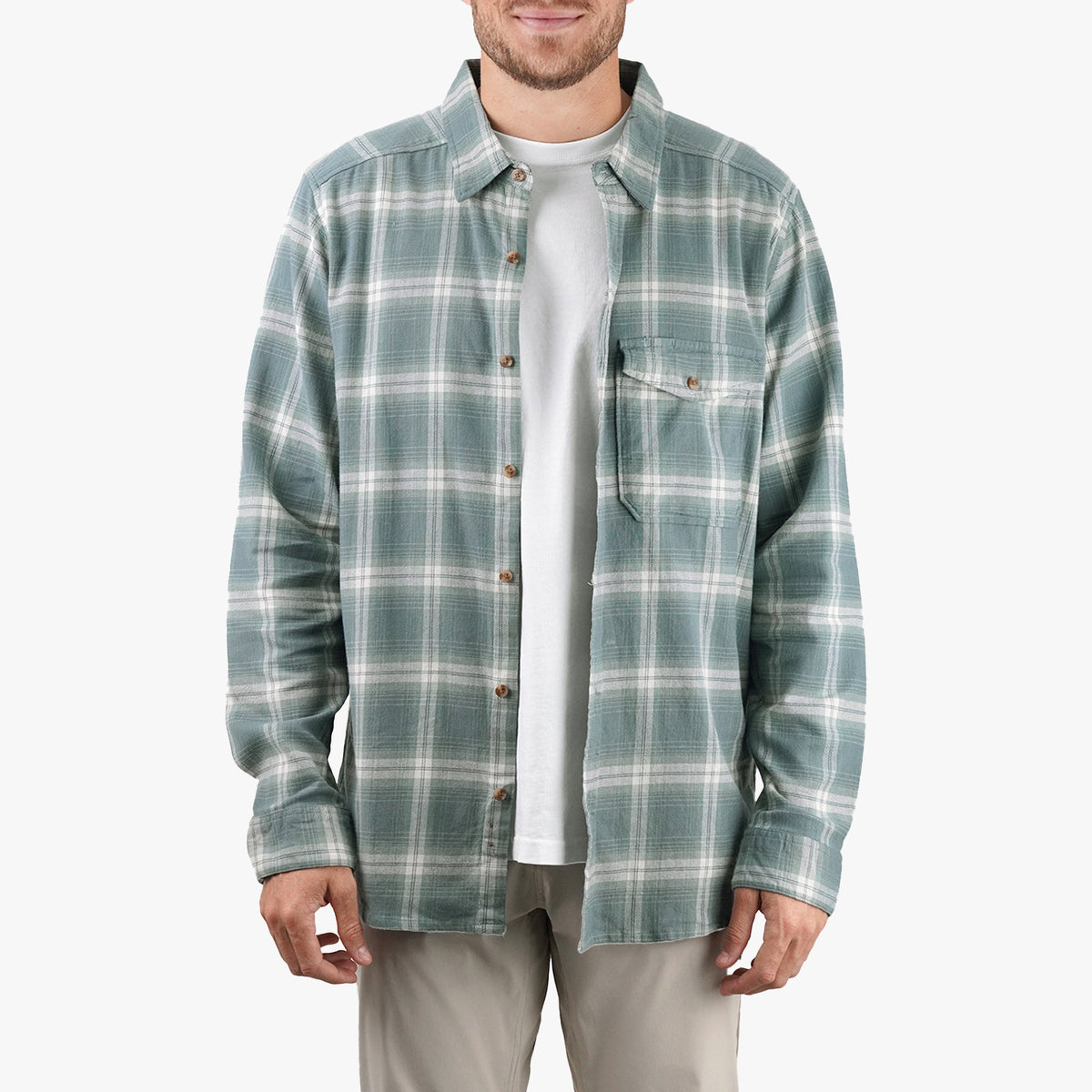 Redwood Burl Lager LS Flannel Shirt / AFTCO Everyday