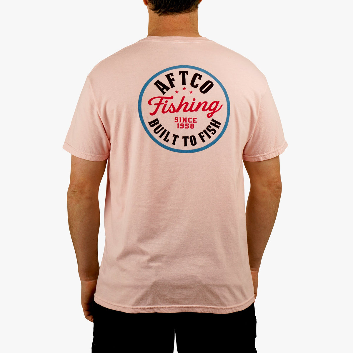 Dusty Rose Heather Noon Short Sleeve Fishing T-Shirt / AFTCO Top Pick