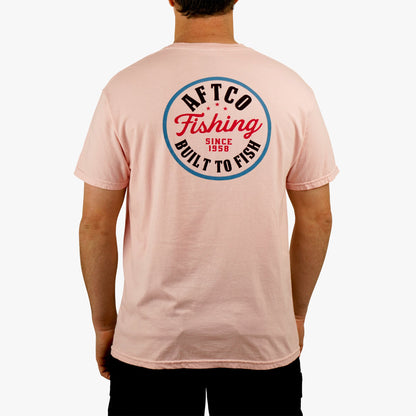Dusty Rose Heather Noon Short Sleeve Fishing T-Shirt / AFTCO Top Pick
