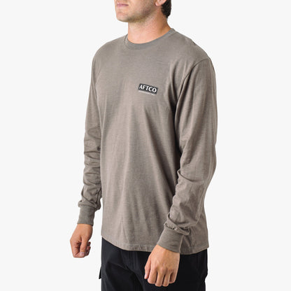 Bungee Cord Heather On The Road Long Sleeve Men's Fishing Shirt / AFTCO Everyday
