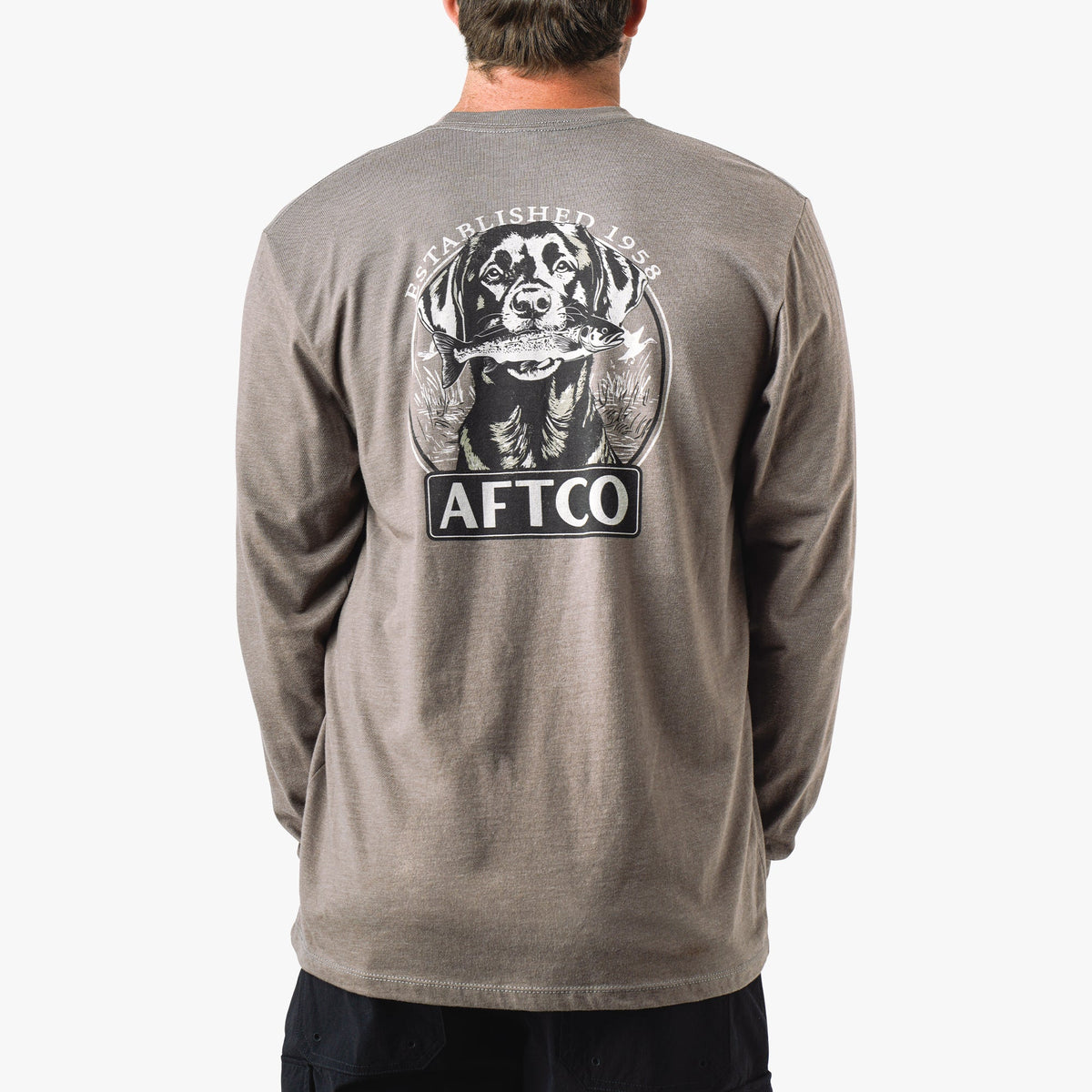 Bungee Cord Heather On The Road Long Sleeve Men's Fishing Shirt / AFTCO Everyday