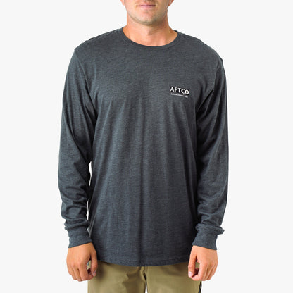 Bungee Cord Heather On The Road Long Sleeve Men's Fishing Shirt / AFTCO Everyday