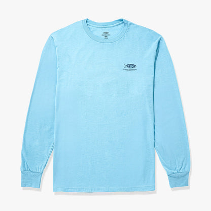 Bungee Cord Heather Wander Long Sleeve Fishing Shirt / AFTCO Quality