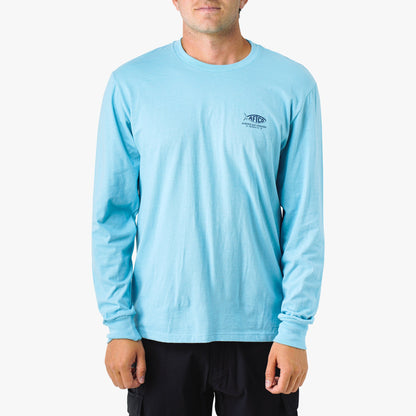 Bungee Cord Heather Wander Long Sleeve Fishing Shirt / AFTCO Quality