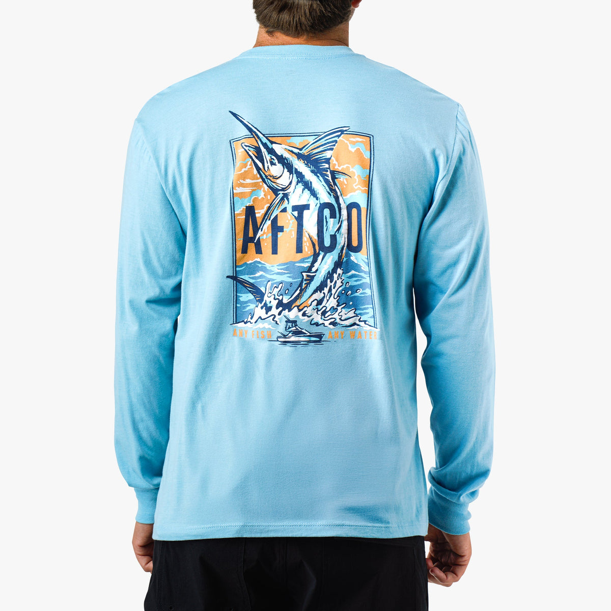 Bungee Cord Heather Wander Long Sleeve Fishing Shirt / AFTCO Quality