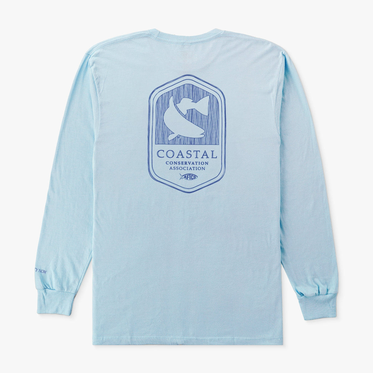 Bluesteel Heather CCA LS T-Shirt / AFTCO Best Price