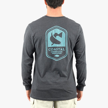 Bluesteel Heather CCA LS T-Shirt / AFTCO Best Price