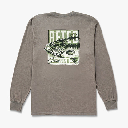 Bungee Cord Heather Gamble Long Sleeve Men's Fishing T-Shirt / AFTCO Featured