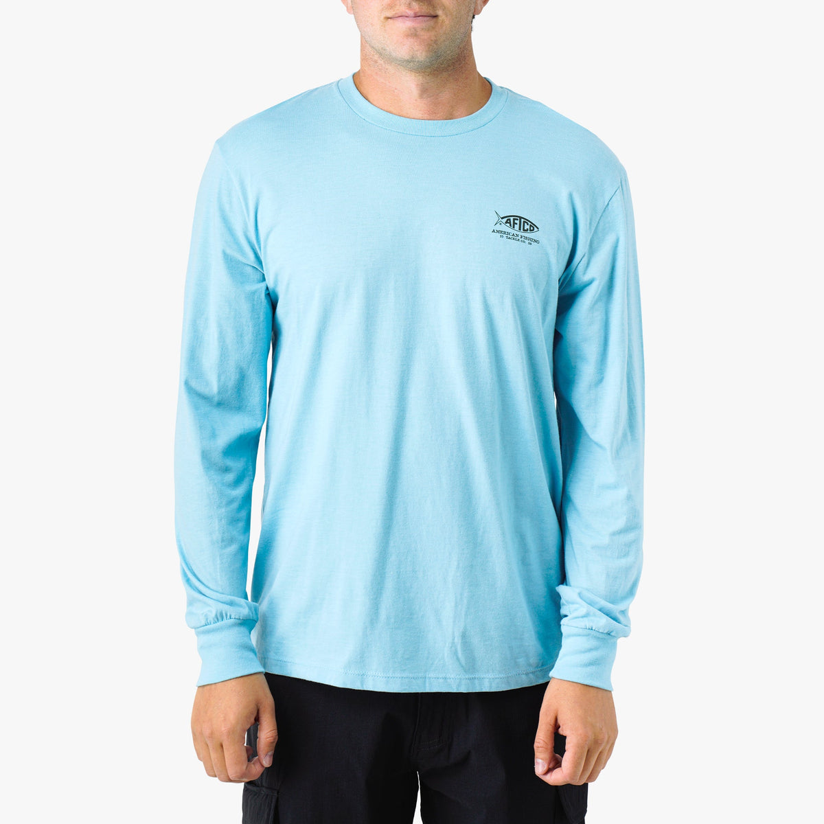 Bungee Cord Heather Gamble Long Sleeve Men's Fishing T-Shirt / AFTCO Featured