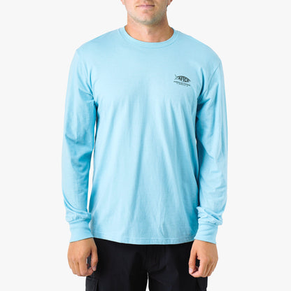 Bungee Cord Heather Gamble Long Sleeve Men's Fishing T-Shirt / AFTCO Featured