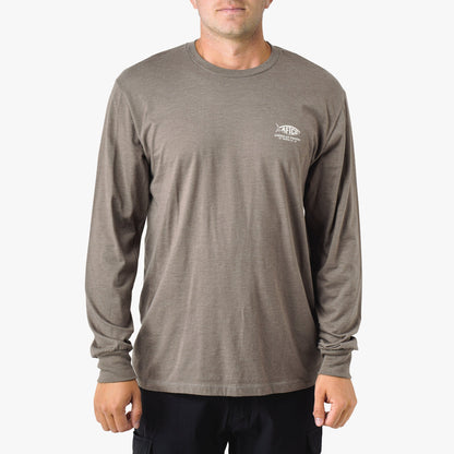 Bungee Cord Heather Gamble Long Sleeve Men's Fishing T-Shirt / AFTCO Featured