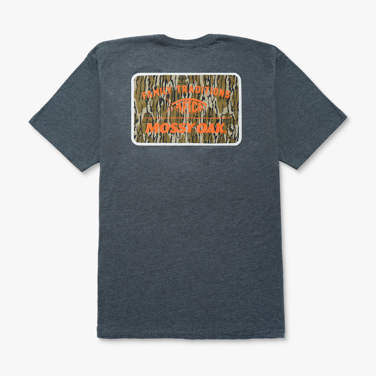 Charcoal Heather Traditions SS Fishing T-Shirt / AFTCO Trusted