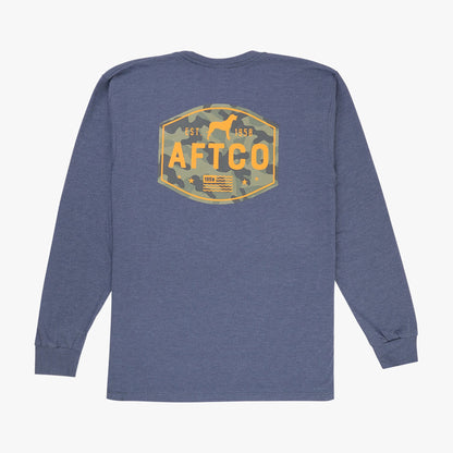 Brick Heather Best Friend Long Sleeve Fishing T-Shirts / AFTCO Trusted