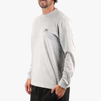 Athletic Heather Domino Long Sleeve Fishing T-Shirt / AFTCO Signature