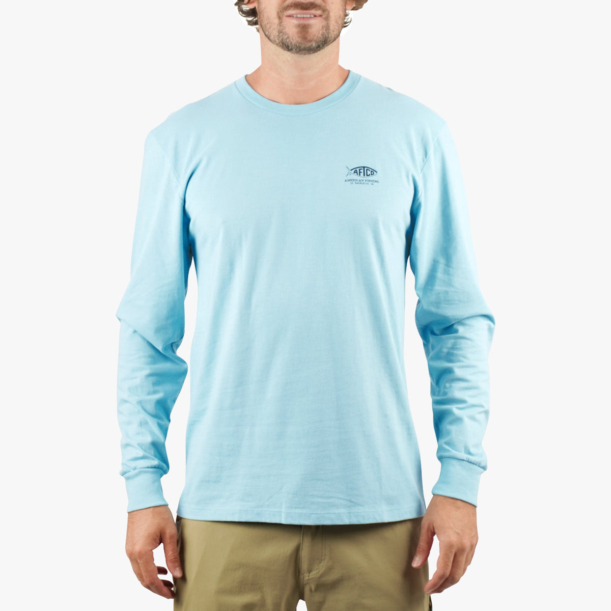Army Heather Bucket Long Sleeve Fishing Tee Shirt / AFTCO Top Pick