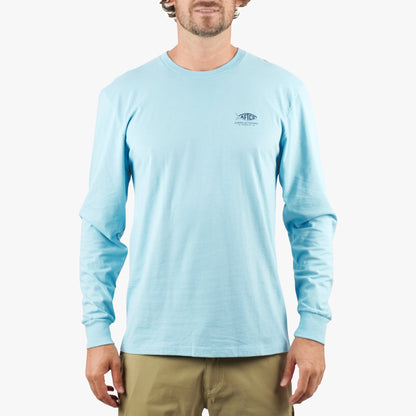 Army Heather Bucket Long Sleeve Fishing Tee Shirt / AFTCO Top Pick