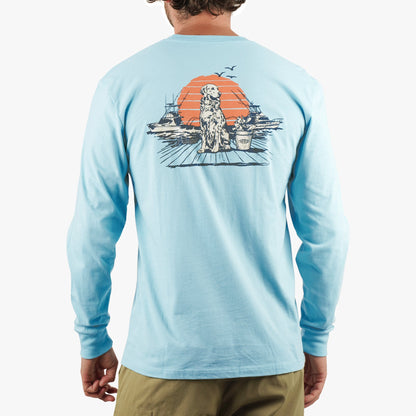 Army Heather Bucket Long Sleeve Fishing Tee Shirt / AFTCO Top Pick